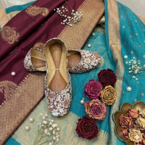 Home premium printed khussa for women